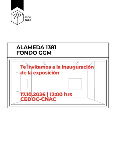 Alameda 1381. Fondo GGM