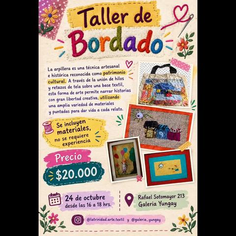 Taller de Bordado en Arpillera