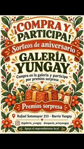 Fin de semana de aniversario Galería Yungay