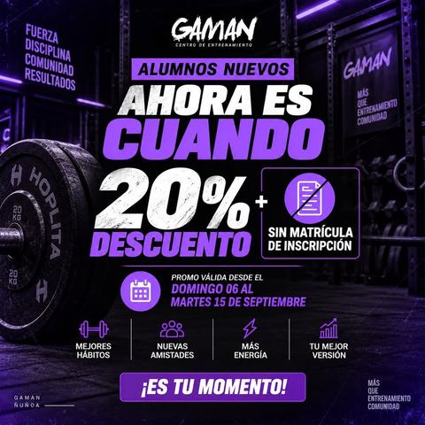 Clases de CrossFit, Funcional y más