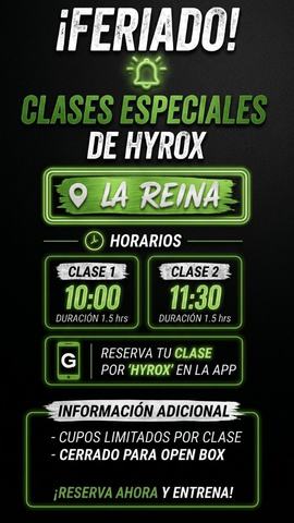 Clases Especiales de HYROX