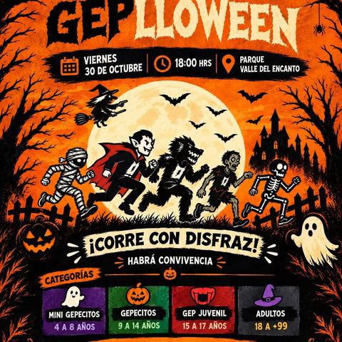 GepHalloween - Carrera con Disfraz
