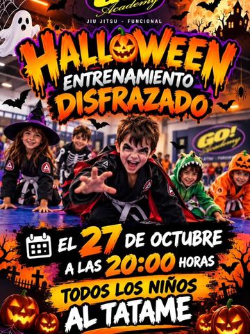 Entrenamiento de Jiu Jitsu Halloween