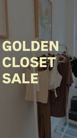 Golden Closet Sale