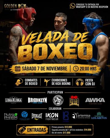 Velada de Boxeo Golden Box