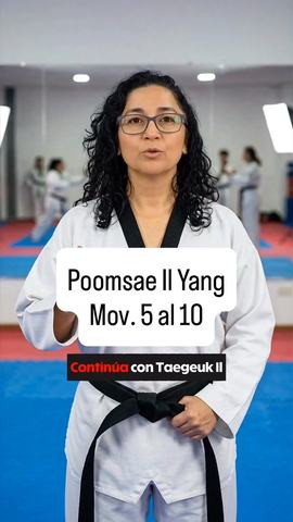 Taekwondo class: Poomsae II Yang
