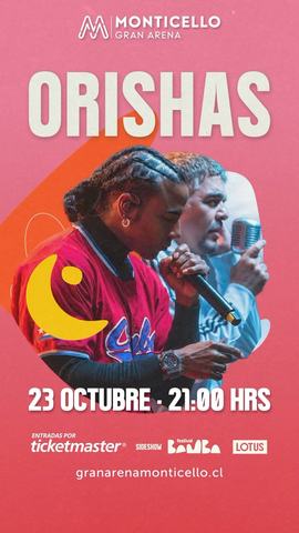 Orishas en Gran Arena Monticello