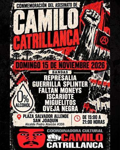 Conmemoración Camilo Catrillanca
