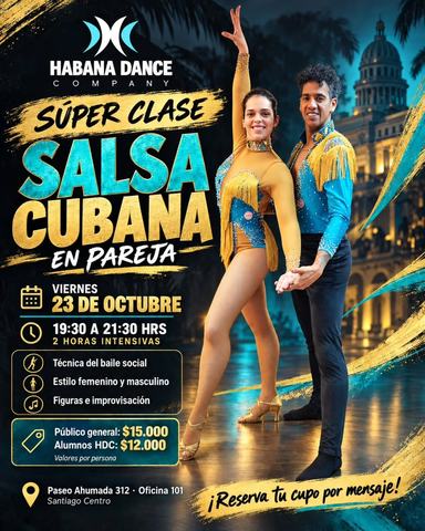 Super Clase de Salsa Cubana en Pareja