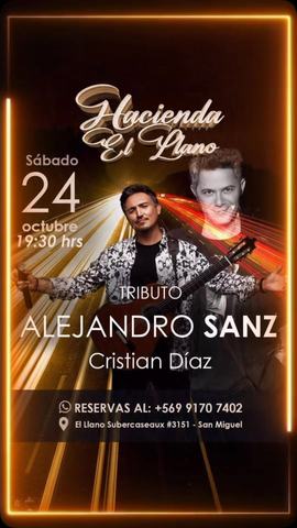 Tributo Alejandro Sanz: Cristian Díaz