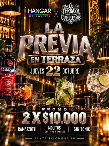 La Previa en Terraza - Hangar Bellavista