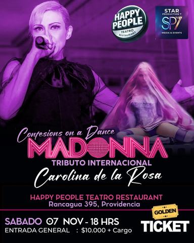 Madonna Tributo Internacional Carolina de la Rosa