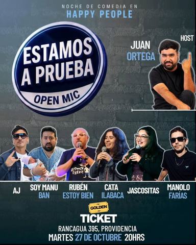 Estamos a Prueba Open Mic