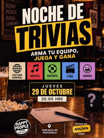 Noche de Trivias en Happy People