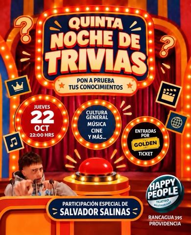 Quinta Noche de Trivias con Salvador Salinas