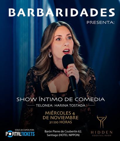Show íntimo de comedia - Barbaridades