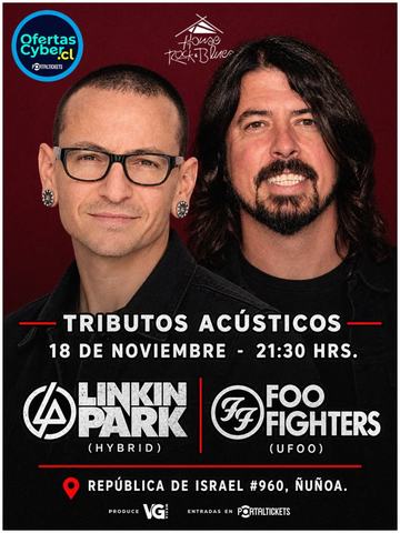 Tributos Acústicos: Linkin Park & Foo Fighters