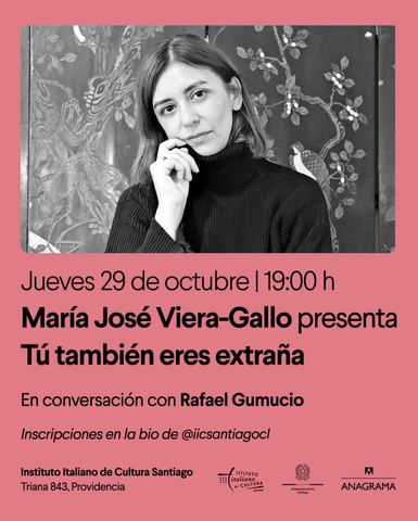 Lanzamiento 'Tú también eres extraña' María José Viera-Gallo