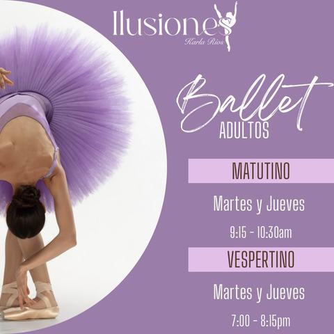 Clase de Ballet Adultos Matutino