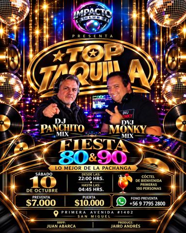 Top Taquilla: 80s & 90s Party