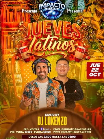 Jueves Latinos en Impacto Club