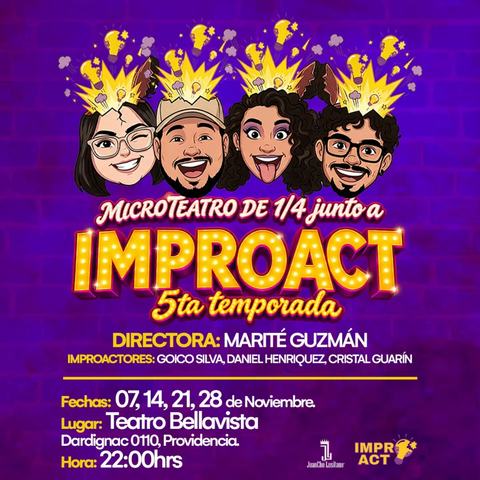Microteatro de 1/4 junto a ImproAct