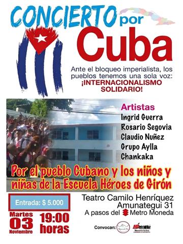 Concierto Solidario por Cuba