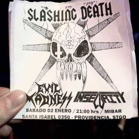 Slashing Death: Evil Madness e Insecurity