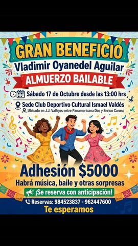 Almuerzo Bailable a beneficio