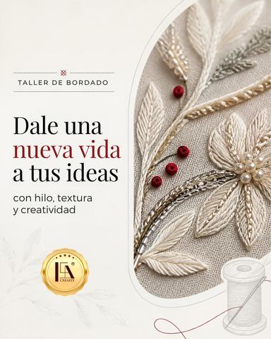 Taller de Bordado con Pedrería