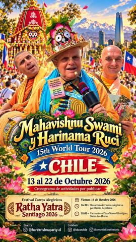 Gira Mahavishnu Swami y Harinama Ruci
