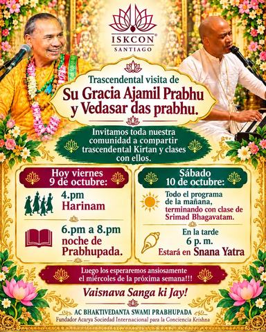 Noche de Prabhupada con Ajamil y Vedasar