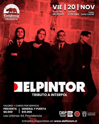 ElPintor Tributo a Interpol