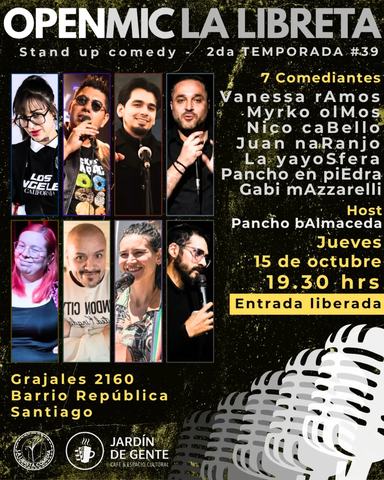Openmic La Libreta: Stand Up Comedy
