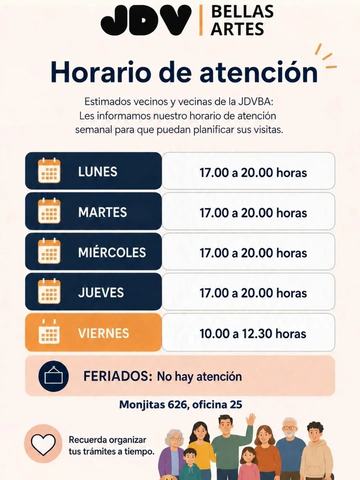 Atención JDV Bellas Artes