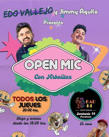 Open Mic con Arbolitex