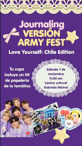Taller Journaling BTS Love Yourself