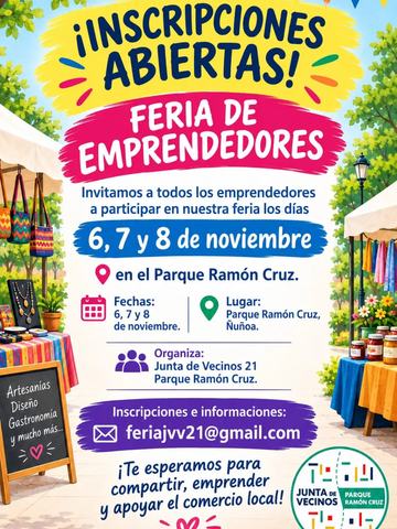 Feria de Emprendedores Parque Ramón Cruz