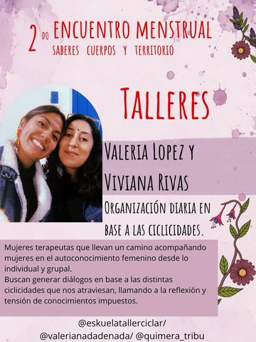 Encuentro Menstrual: Organización Ciclicidades