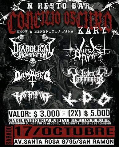 Concilio Oscuro Benefit Show