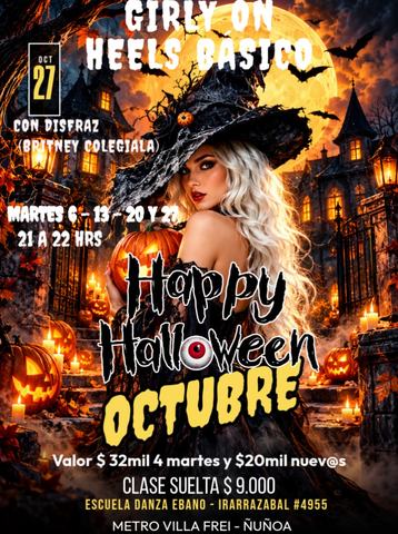 Clase Girly on Heels Halloween