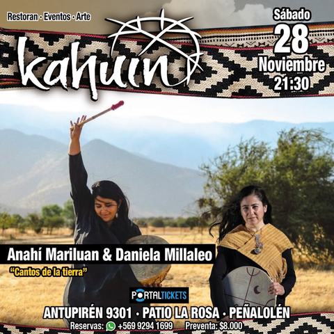 Anahí Mariluan & Daniela Millaleo: Cantos de la tierra