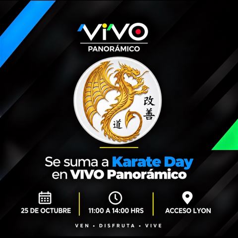 Karate Day en VIVO Panorámico
