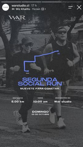 War Studio Social Run