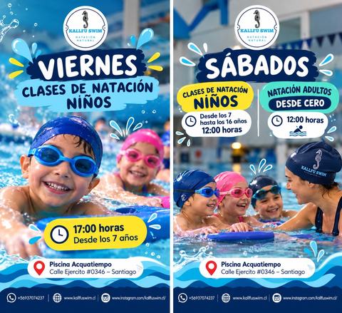 Clases de Natación Niños (Viernes)