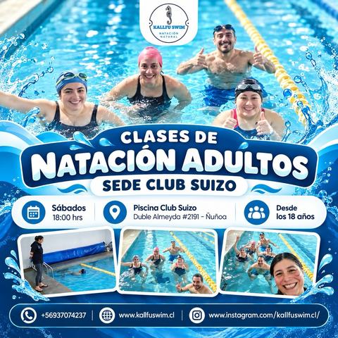 Clases de Natación Adultos - Club Suizo