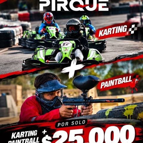 Karting + Paintball Combo