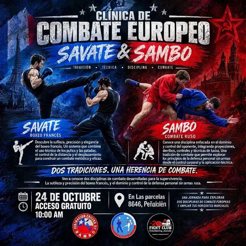 Clínica de Combate Europeo Savate y Sambo