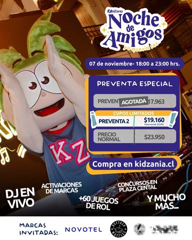 Noche de Amigos en KidZania