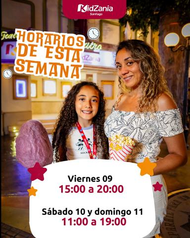 KidZania Santiago Horarios Especiales